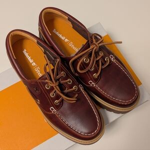 NIB Women's Timberland Stone Street Platform Boat Shoes